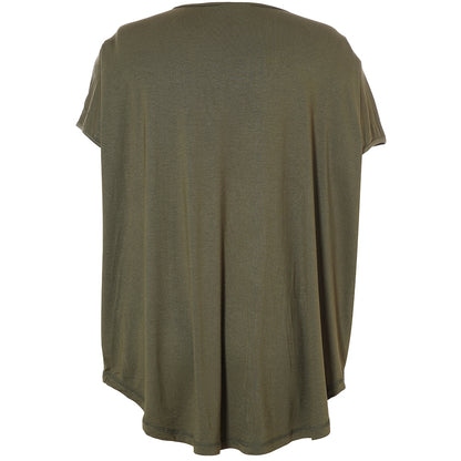 Gozzip Woman Gitte T-shirt with print T-Shirt Olive