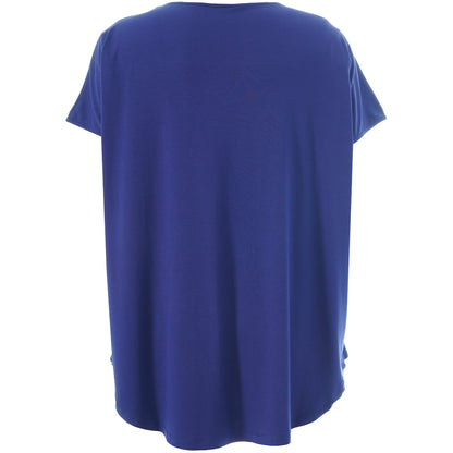 Gozzip Woman Gitte T-shirt with print T-Shirt Blue