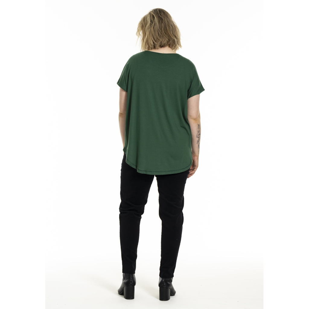 Gozzip Woman Gitte T-shirt with print T-Shirt Green