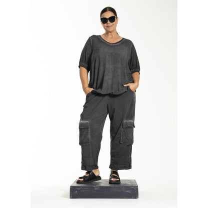 Gozzip Woman Glena Blouse Blouse Washed black