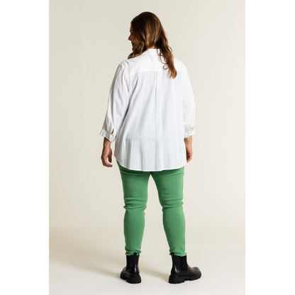 Gozzip Woman Karina Shirt Blouse - FLERE FARVER Shirt Blouse White