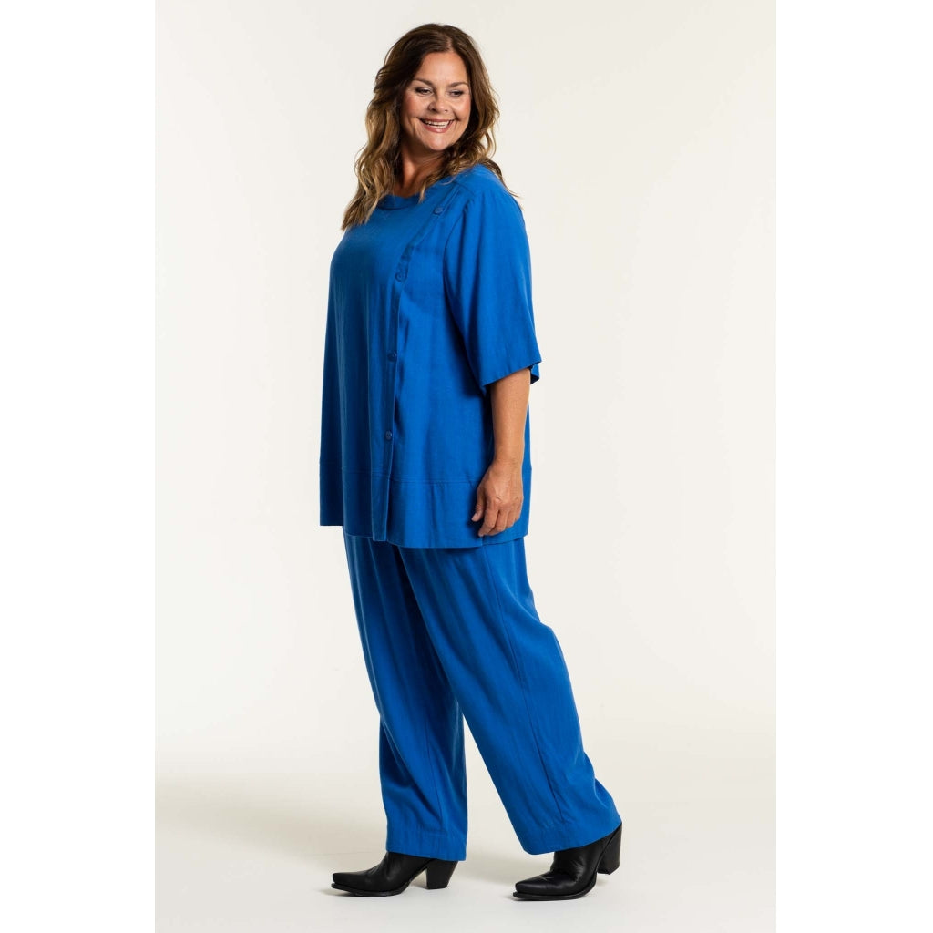 Gozzip Woman Lissi Loose Pants - FLERE FARVER Loose Pant Blue