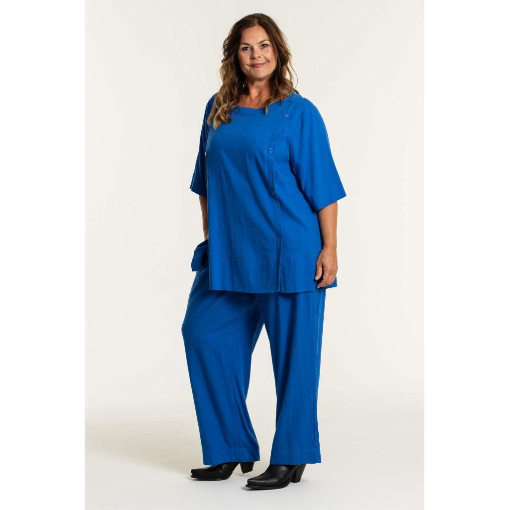 Gozzip Woman Lissi Loose Pants - FLERE FARVER Loose Pant Blue