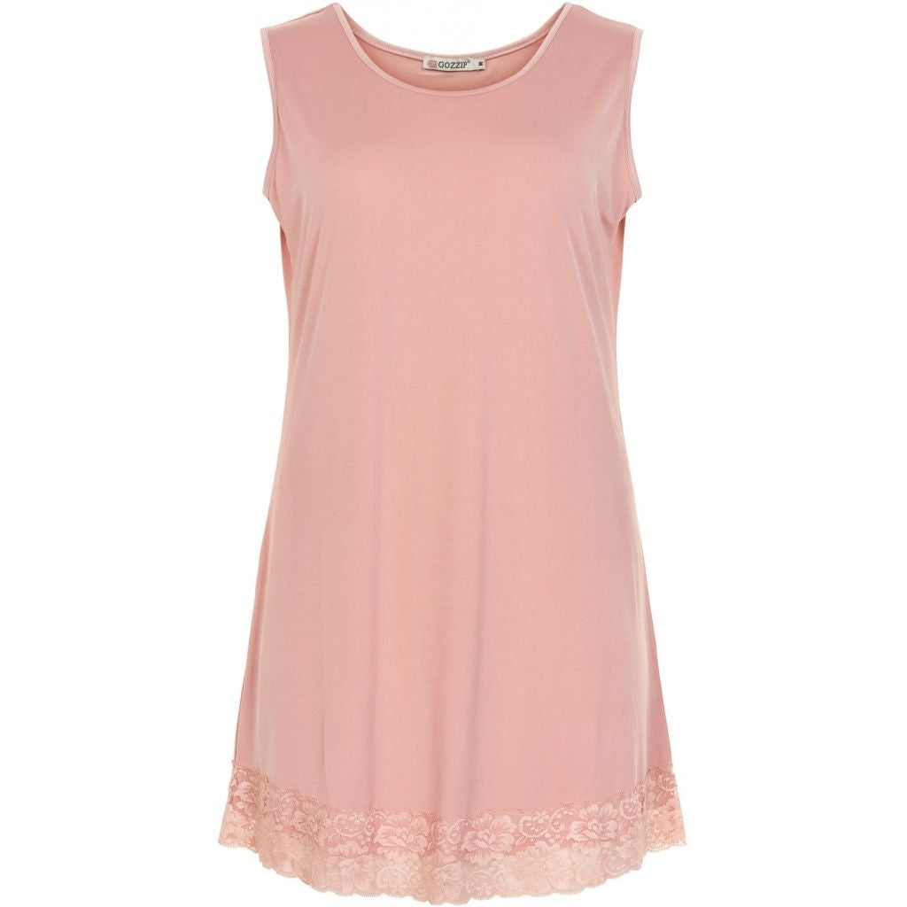 Gozzip Woman Mia Long Underdress Underdress Pink