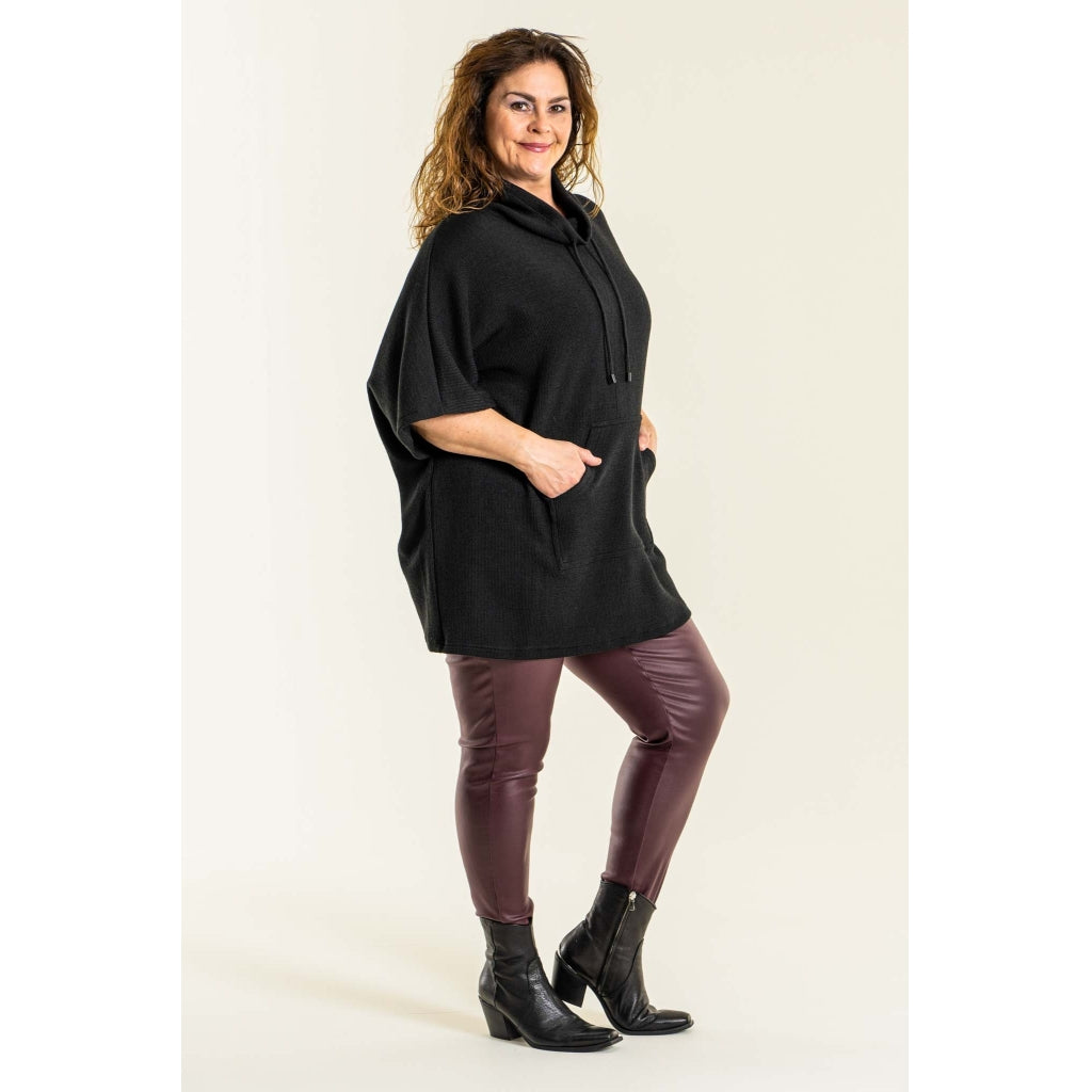 Gozzip Woman Monika Coated Leggings - FLERE FARVER Coated Leggings Eggplant