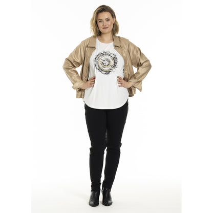 Gozzip Woman Monika Short jacket Short Jacket Mat gold